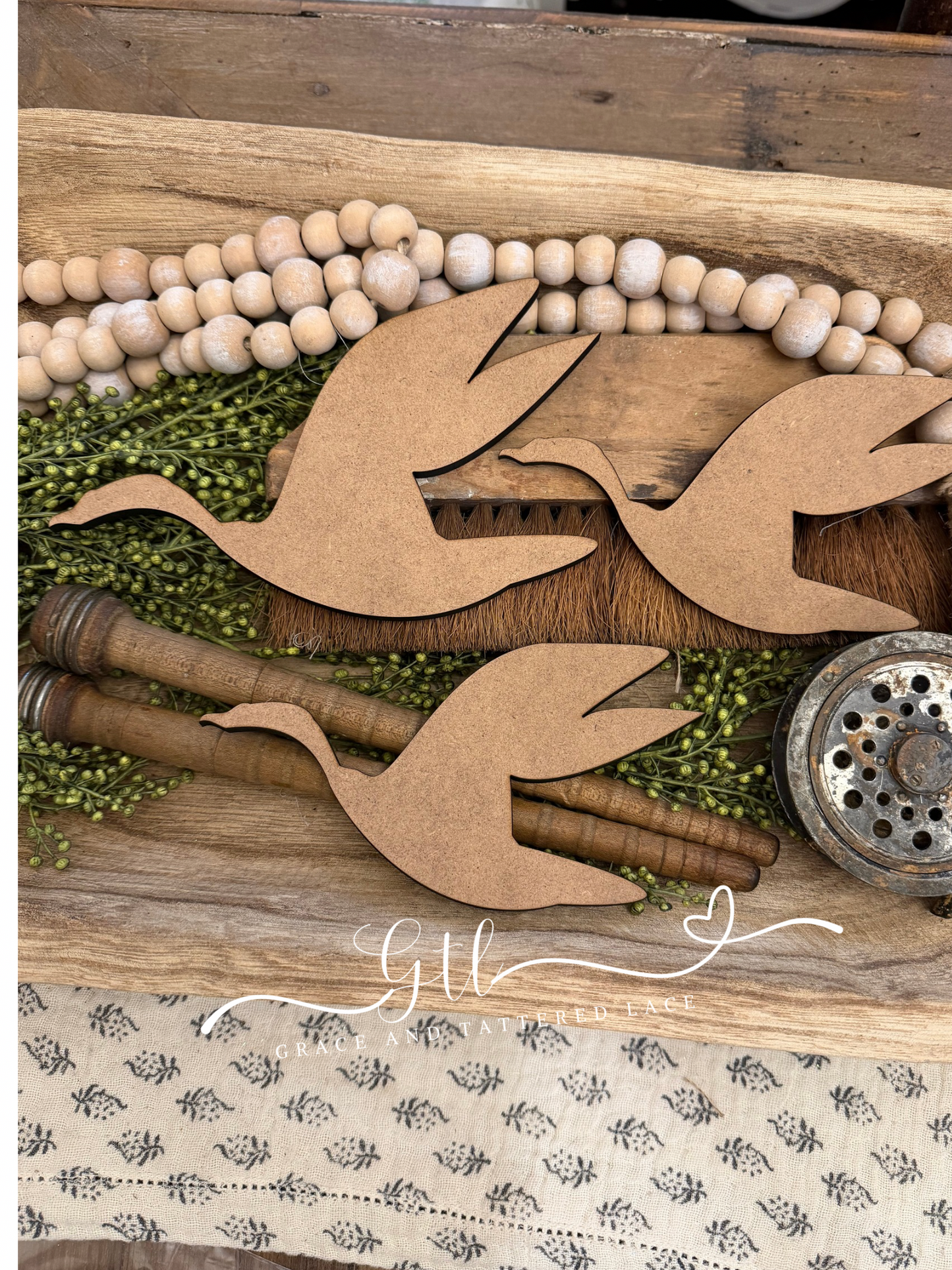 Wonky Flying Geese Dough Bowl Filler #560