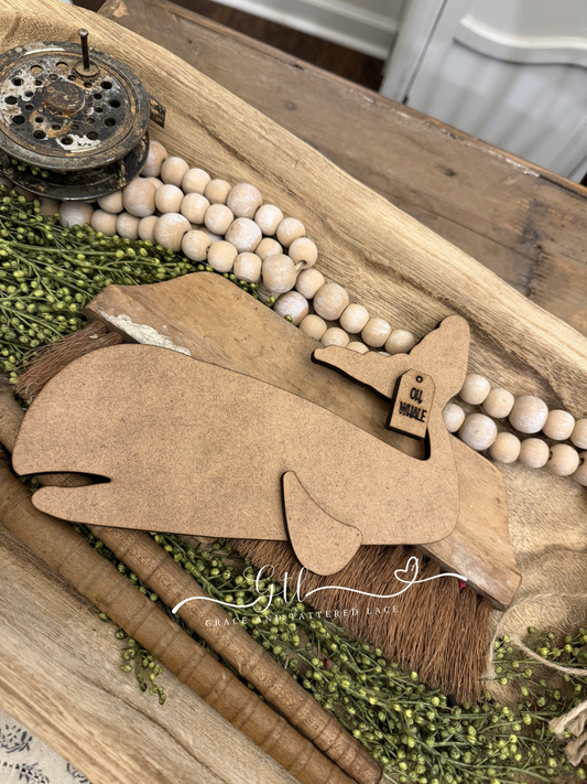 Wonky Whale ATTACHMENT Pull Toy Cart Interchangeable #547B