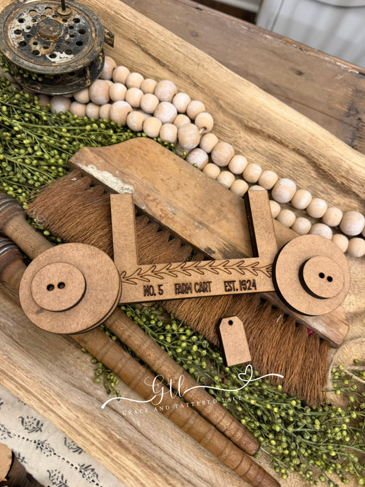 Wonky Pull Toy Cart ONLY Interchangeable Base #535