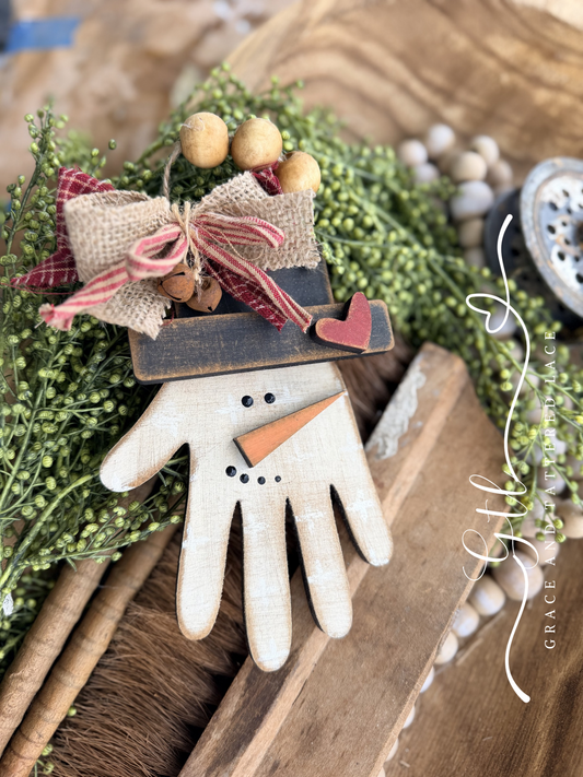 Snowman Handprint DIY Ornament Kit 679