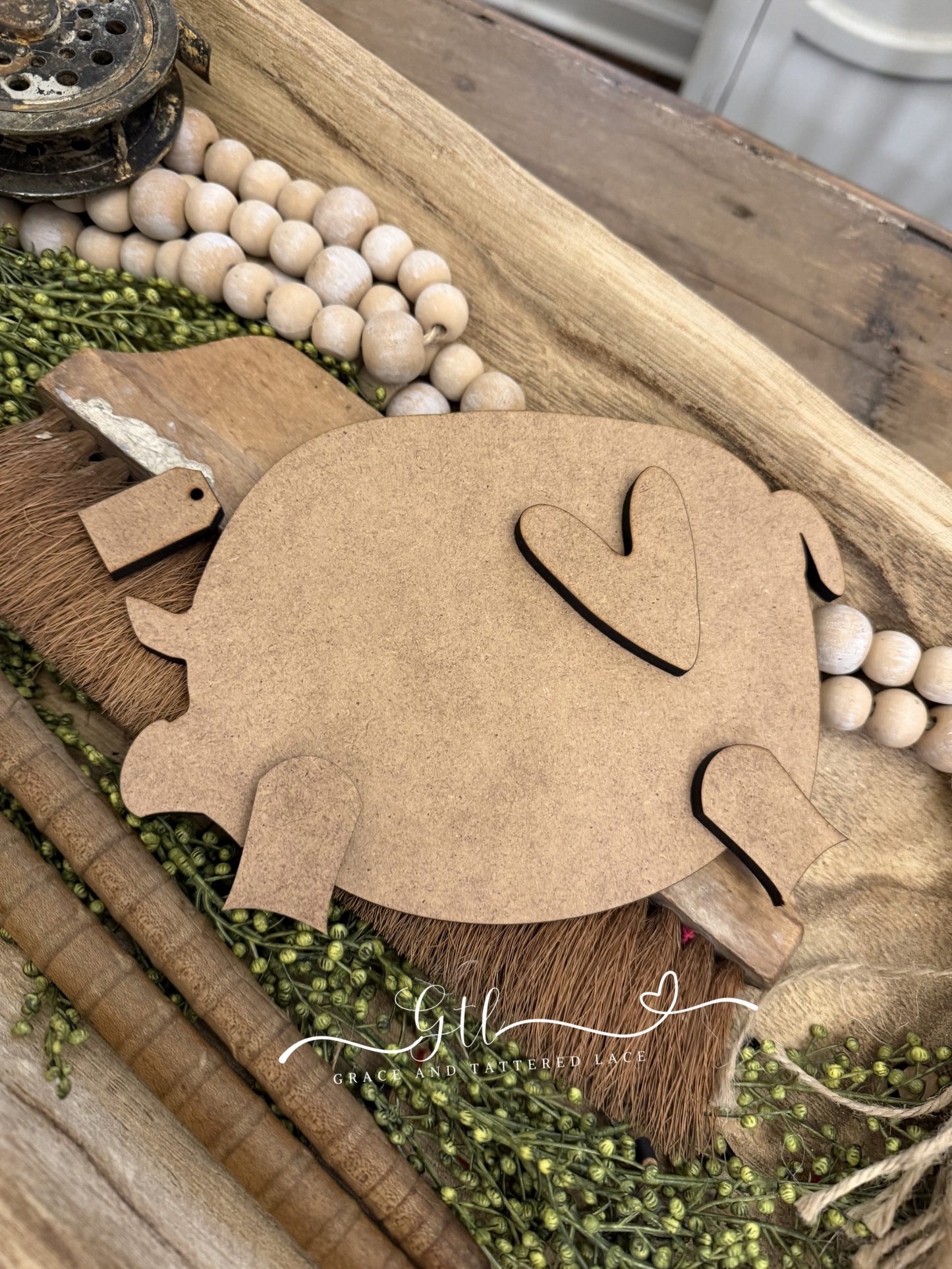 Wonky Pig ATTCHMENT for the Pull Toy Cart Interchangeable #543B