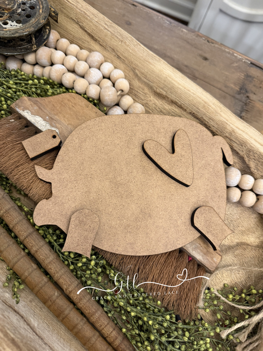 Wonky Pig ATTCHMENT for the Pull Toy Cart Interchangeable #543B