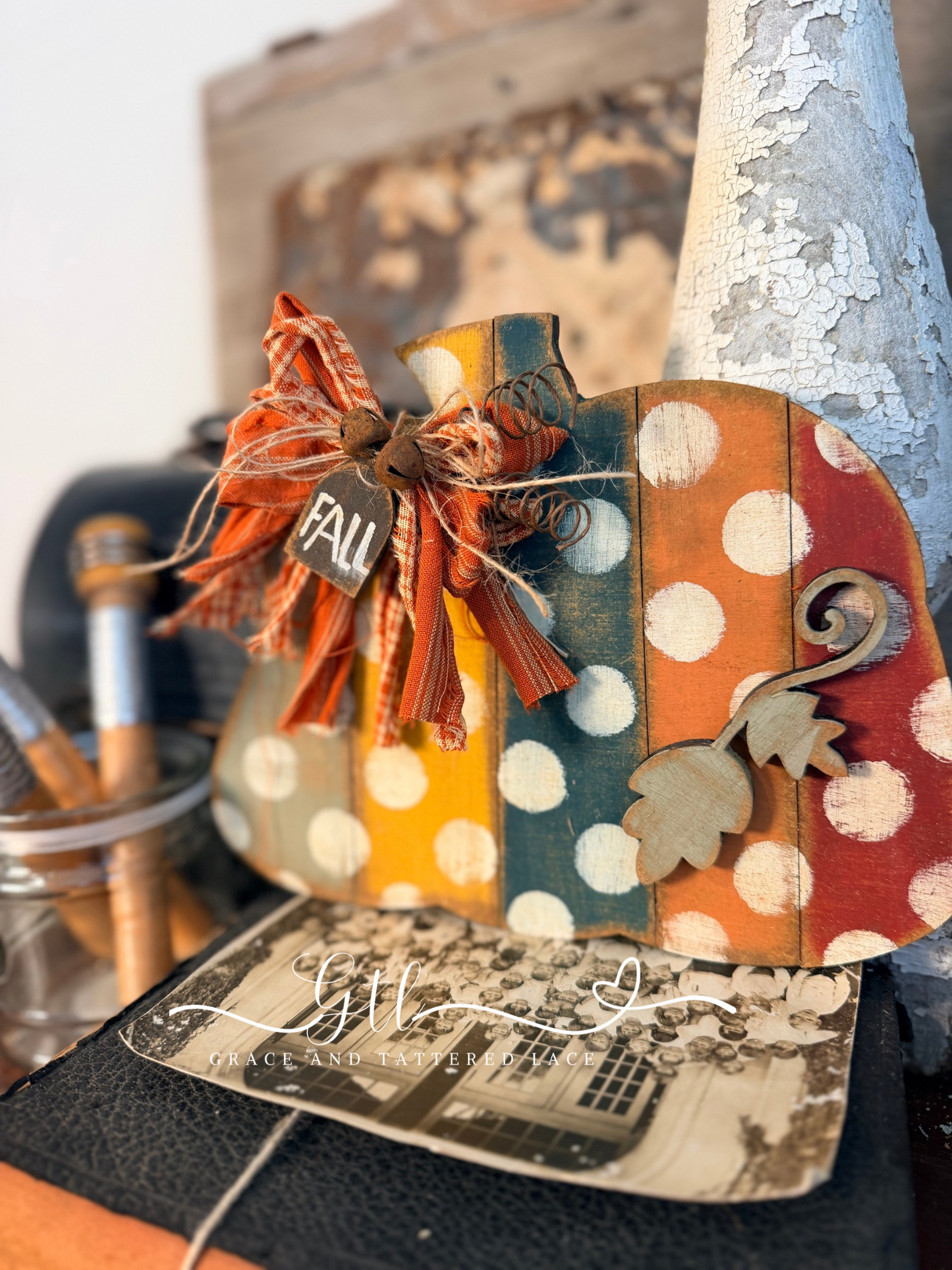 Wonky Scrap Wood Pumpkin DiY Kit 702