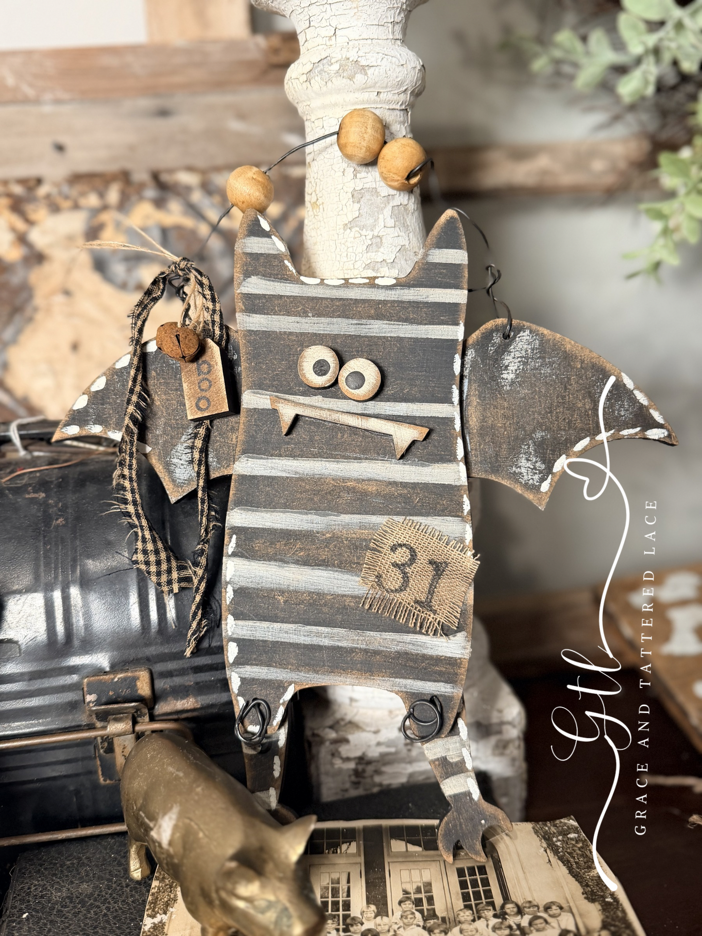 Wonky Whimsical Bat 661
