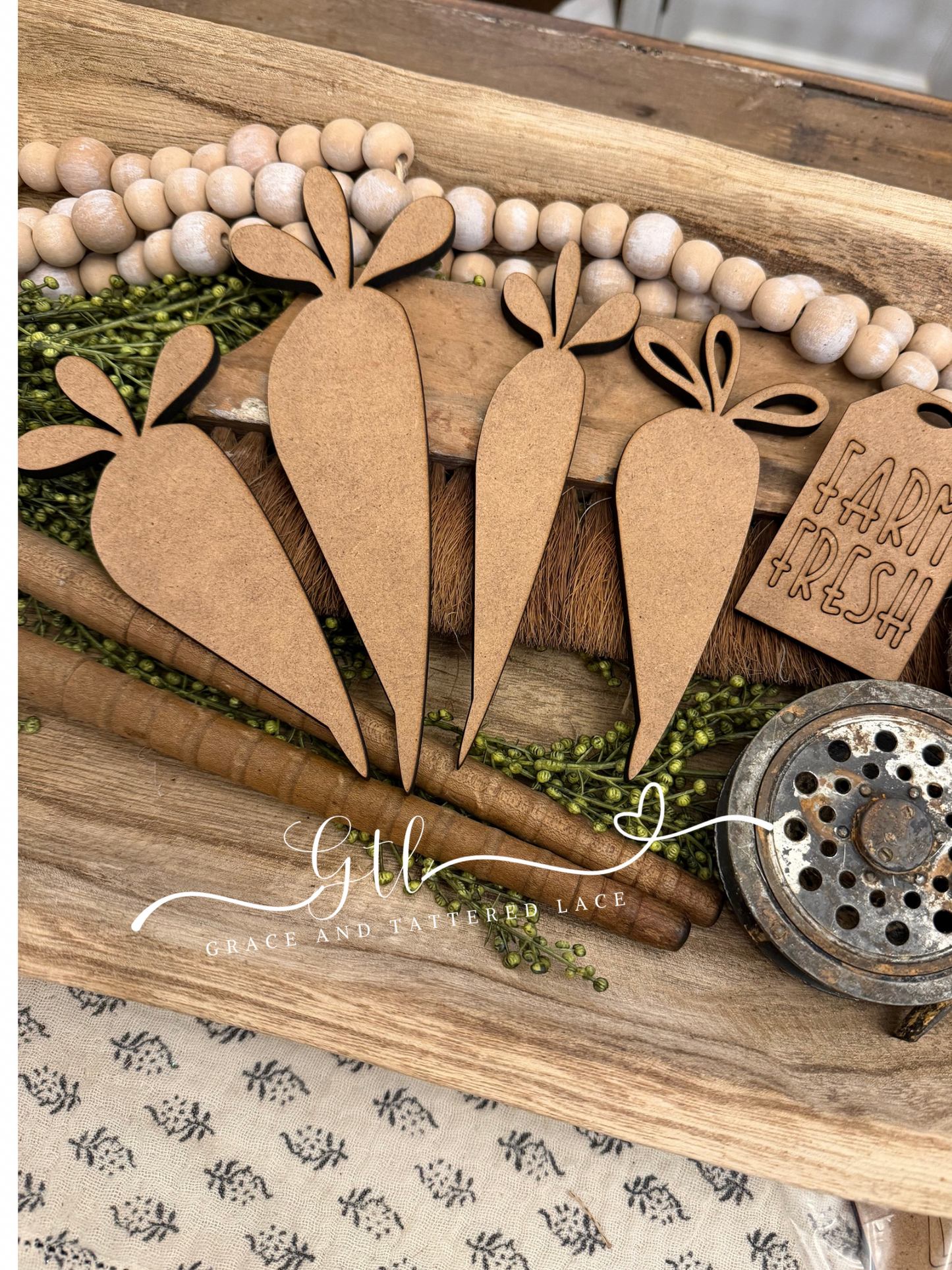 Carrot Insert and Fresh Carrot Tag ONLY #461