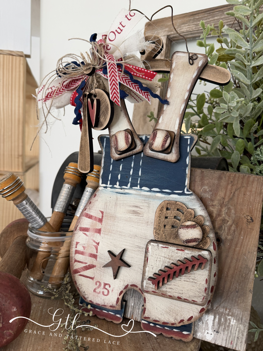 Baseball Overalls DIY Kit #511
