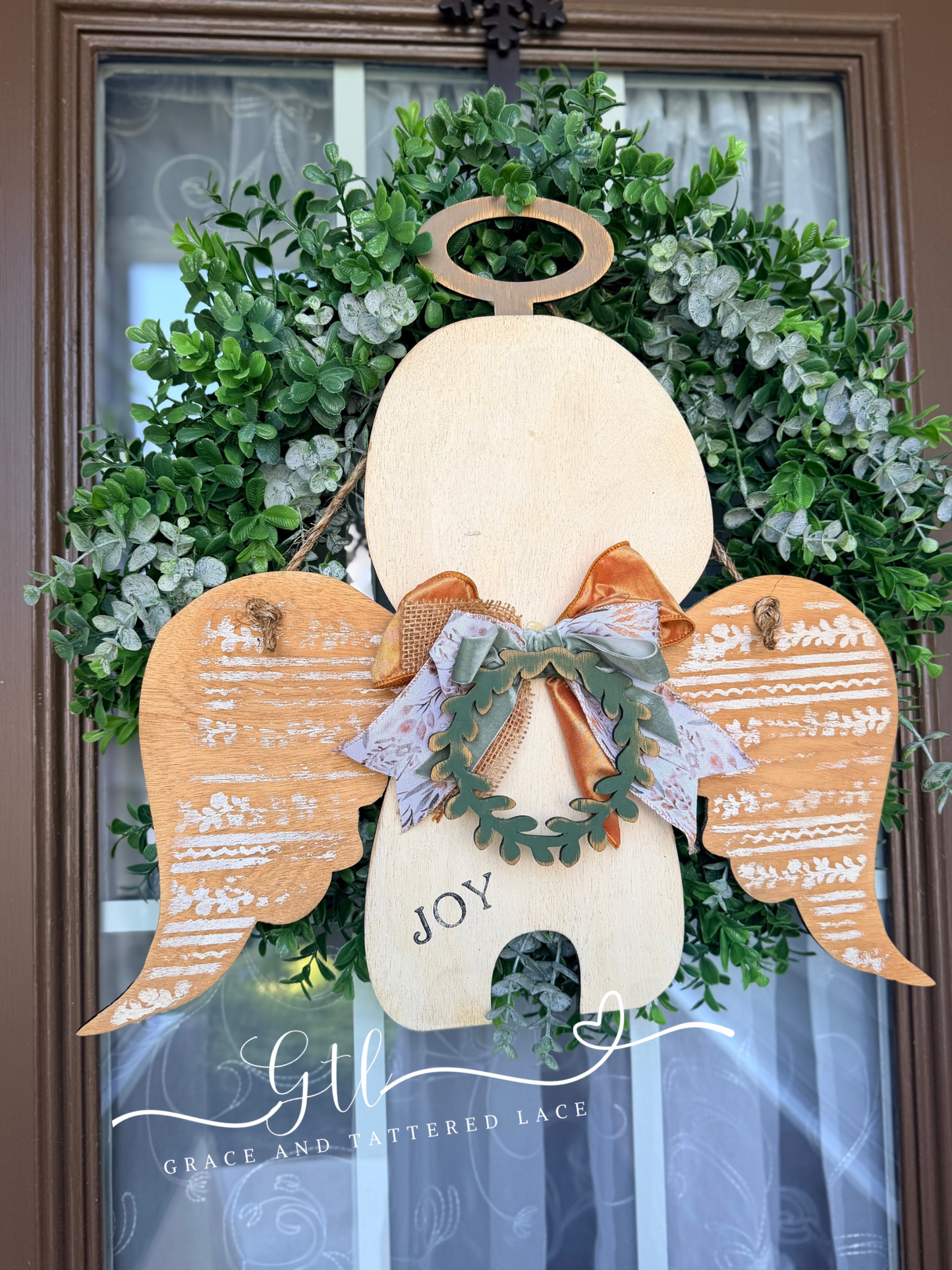 Wonky Whimsical Angel Character Door Hanger DIY Kit 738