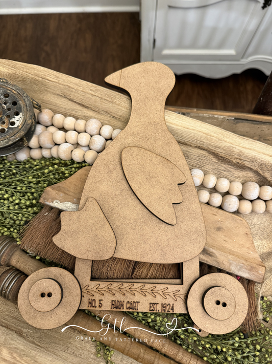 Wonky Chunky Eagle or Goose Pull Toy #532