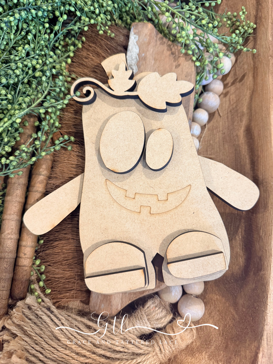 Wonky Pumpkin Dude DIY Kit 704