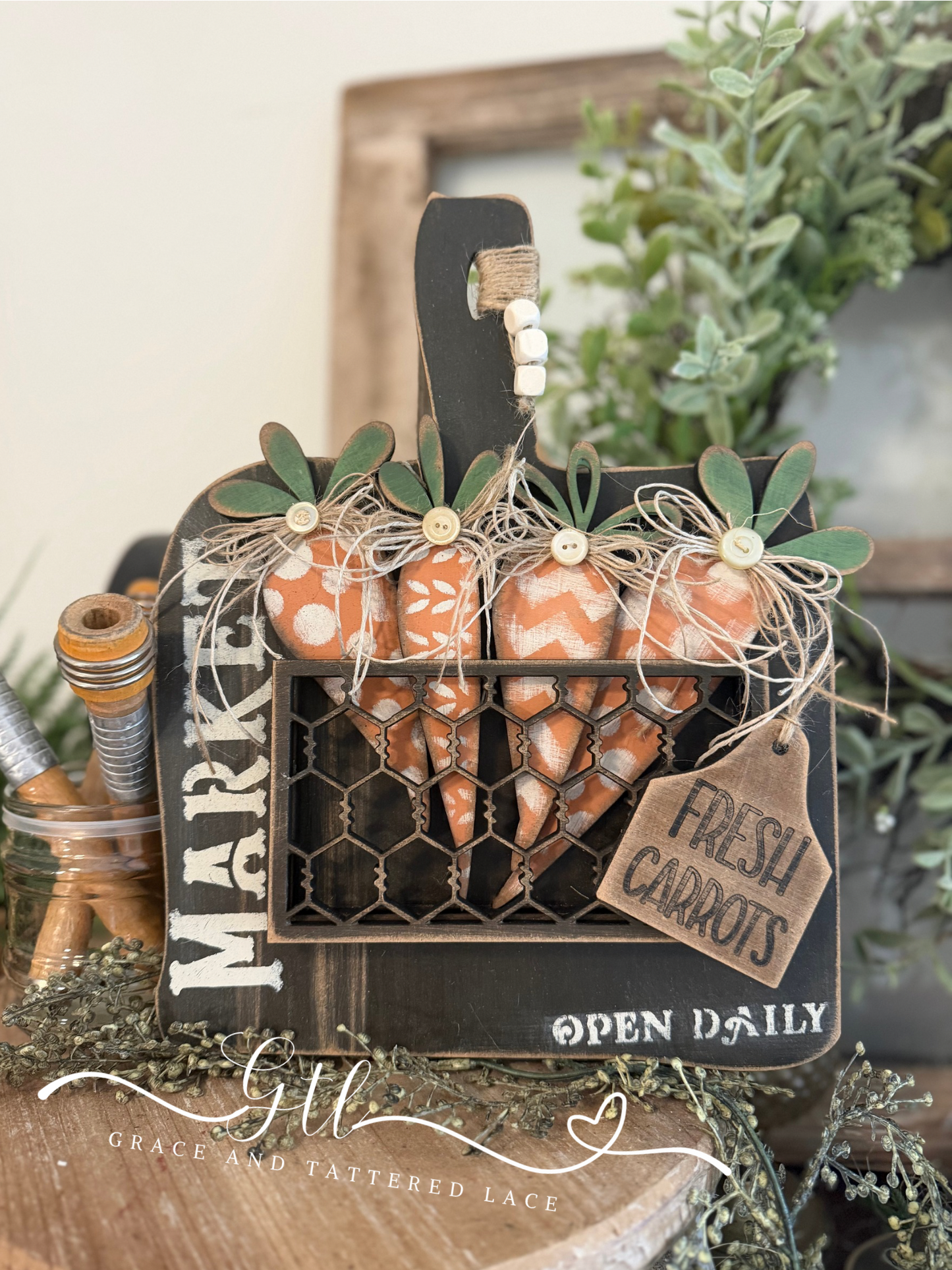 Carrot Insert and Fresh Carrot Tag ONLY #461