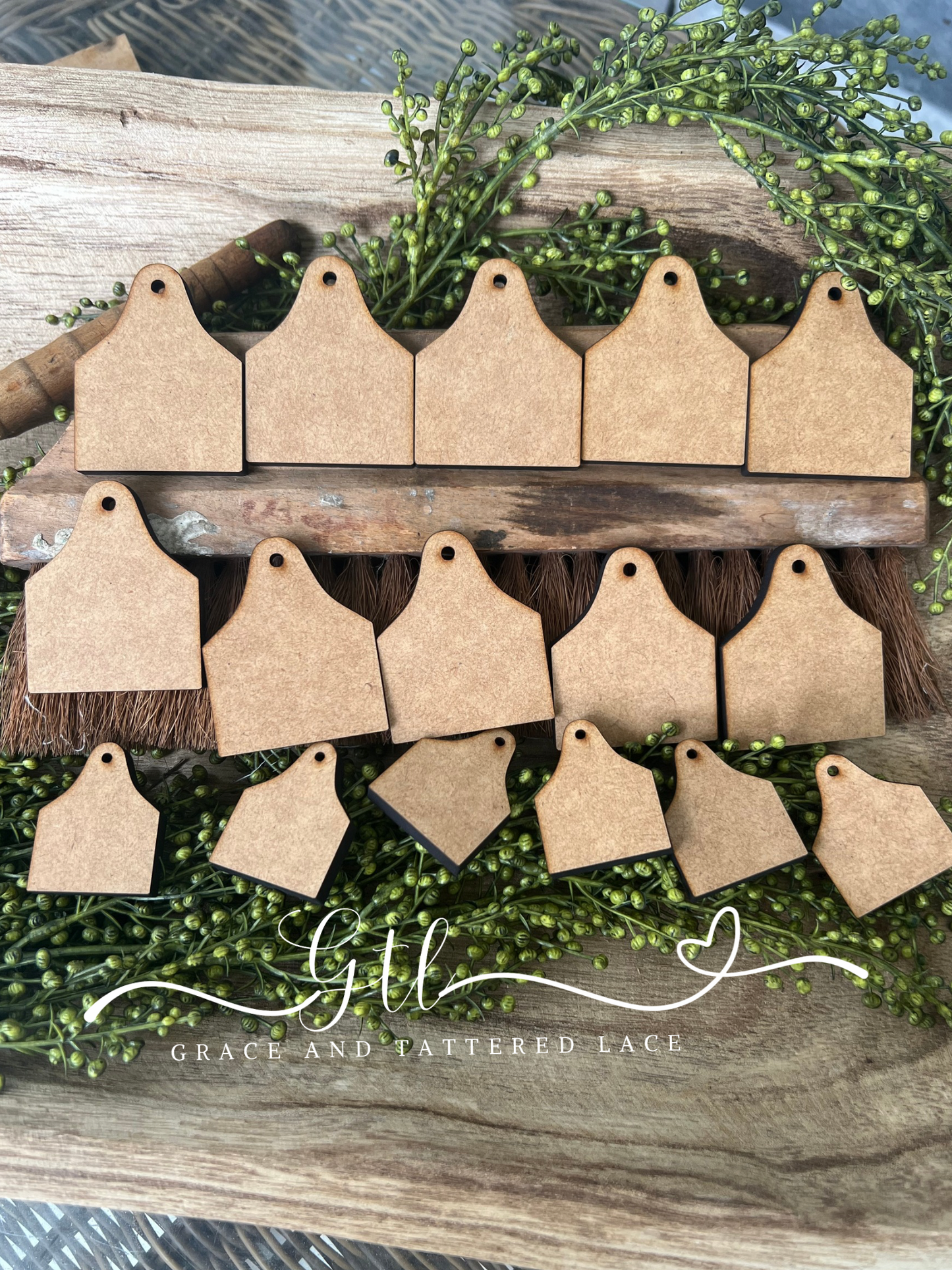 Cow Tag Embellishment Kit #230