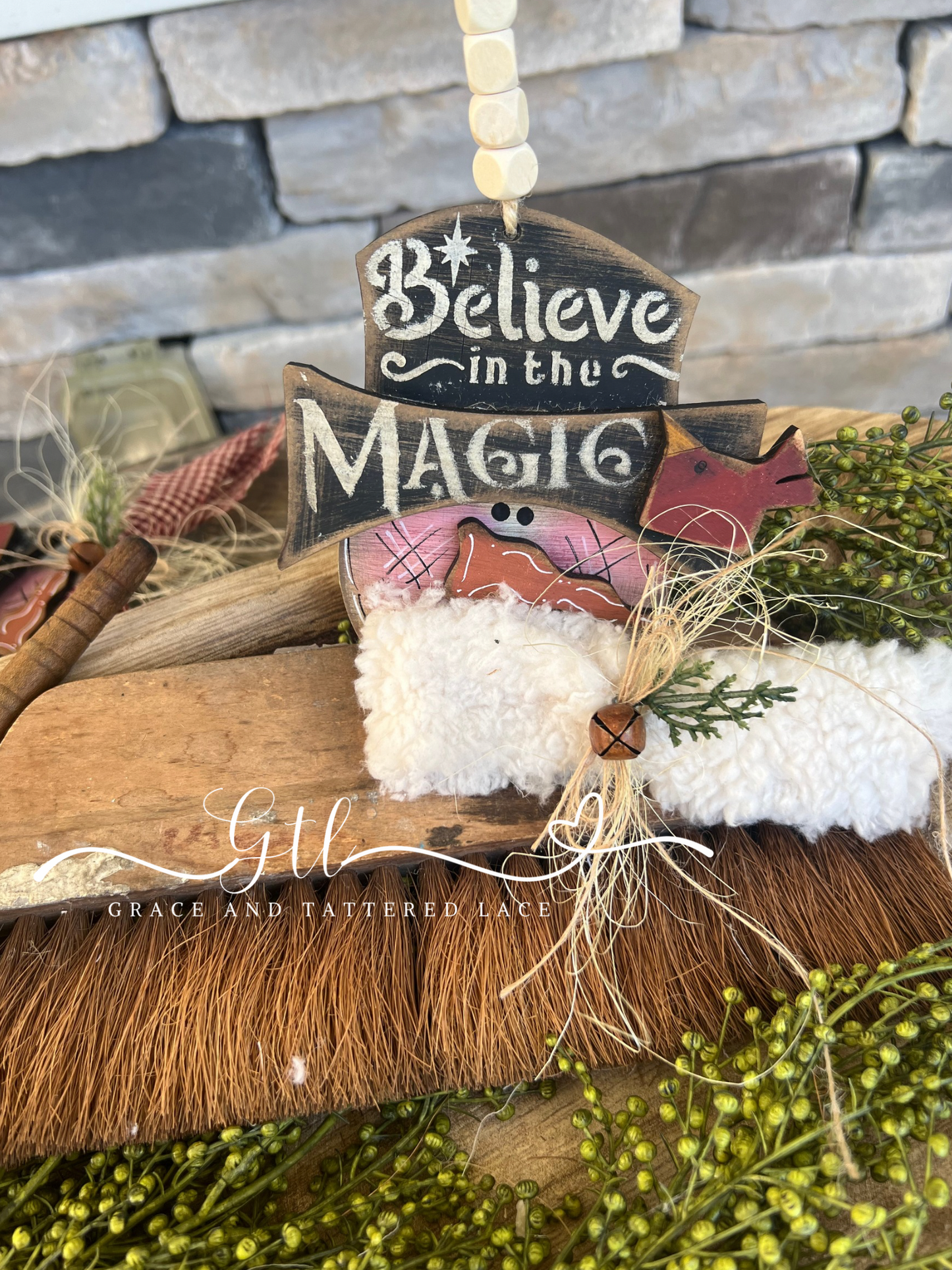 Wonky Snowman Ornament set (3 pieces ) #331