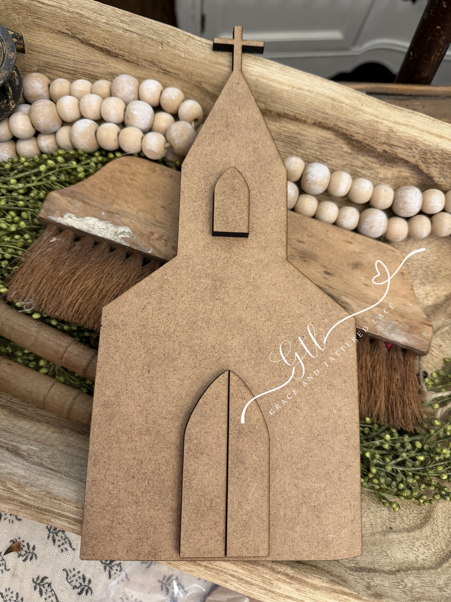 Vintage Church Wood Kit #571