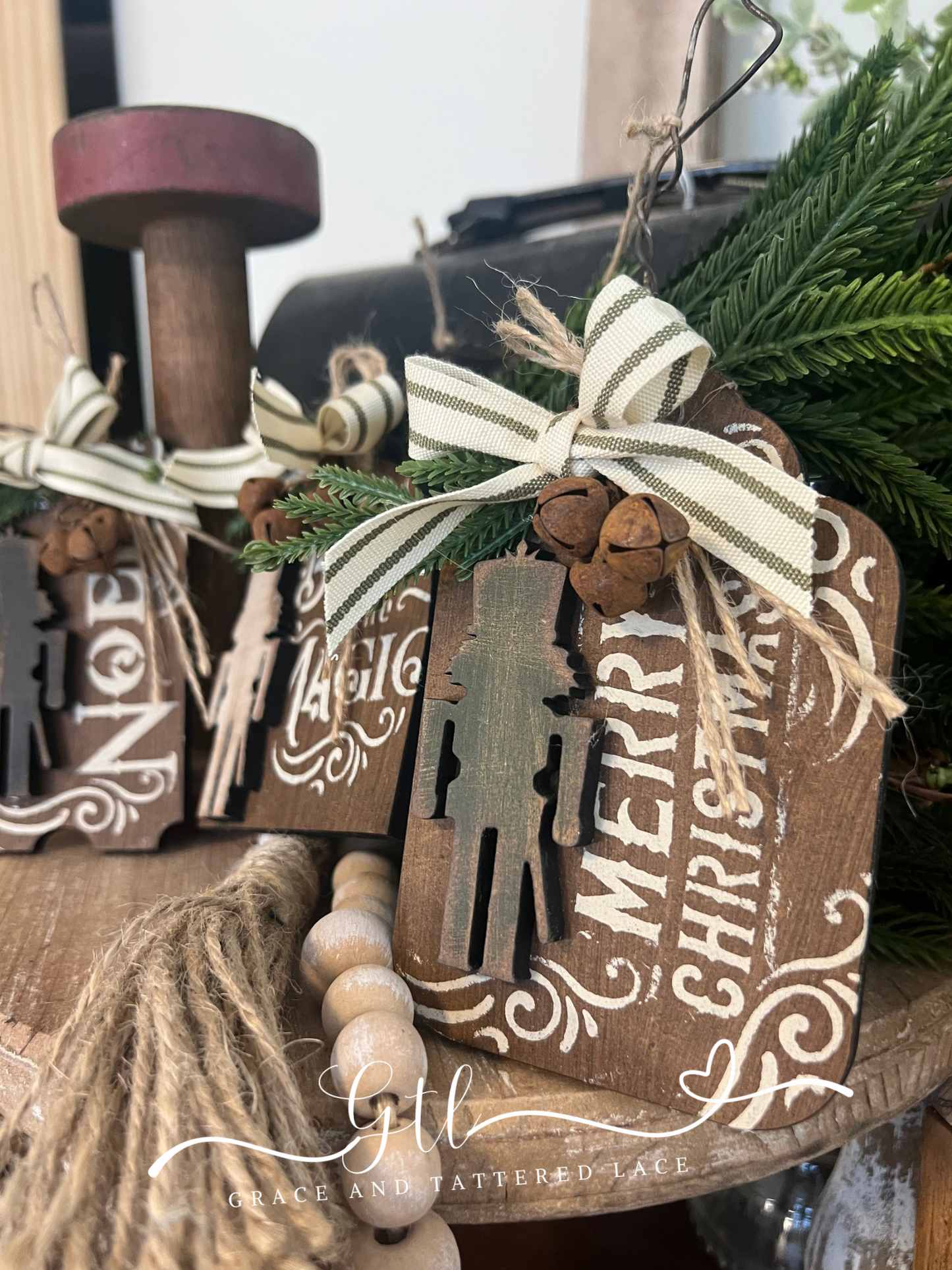 Nutcracker Ornament Set (set of 3) #373