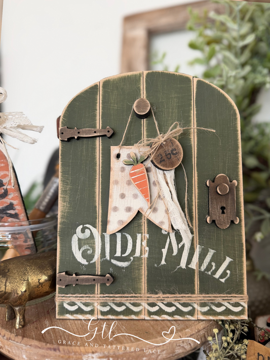 Vintage Jumbled Interchangeable Carrot Door/Gate #493