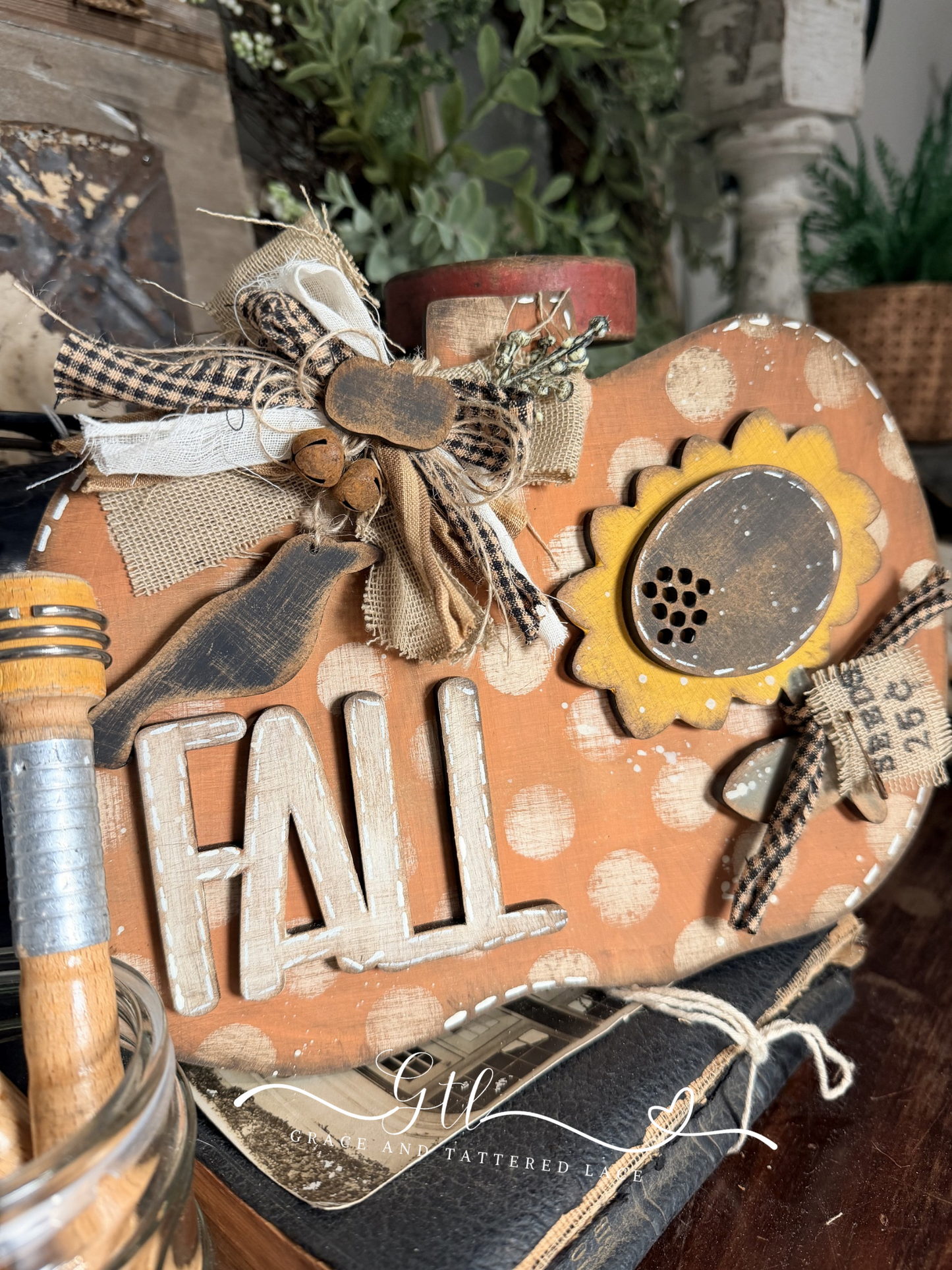 Rustic Sunflower Fall Pumpkin 616