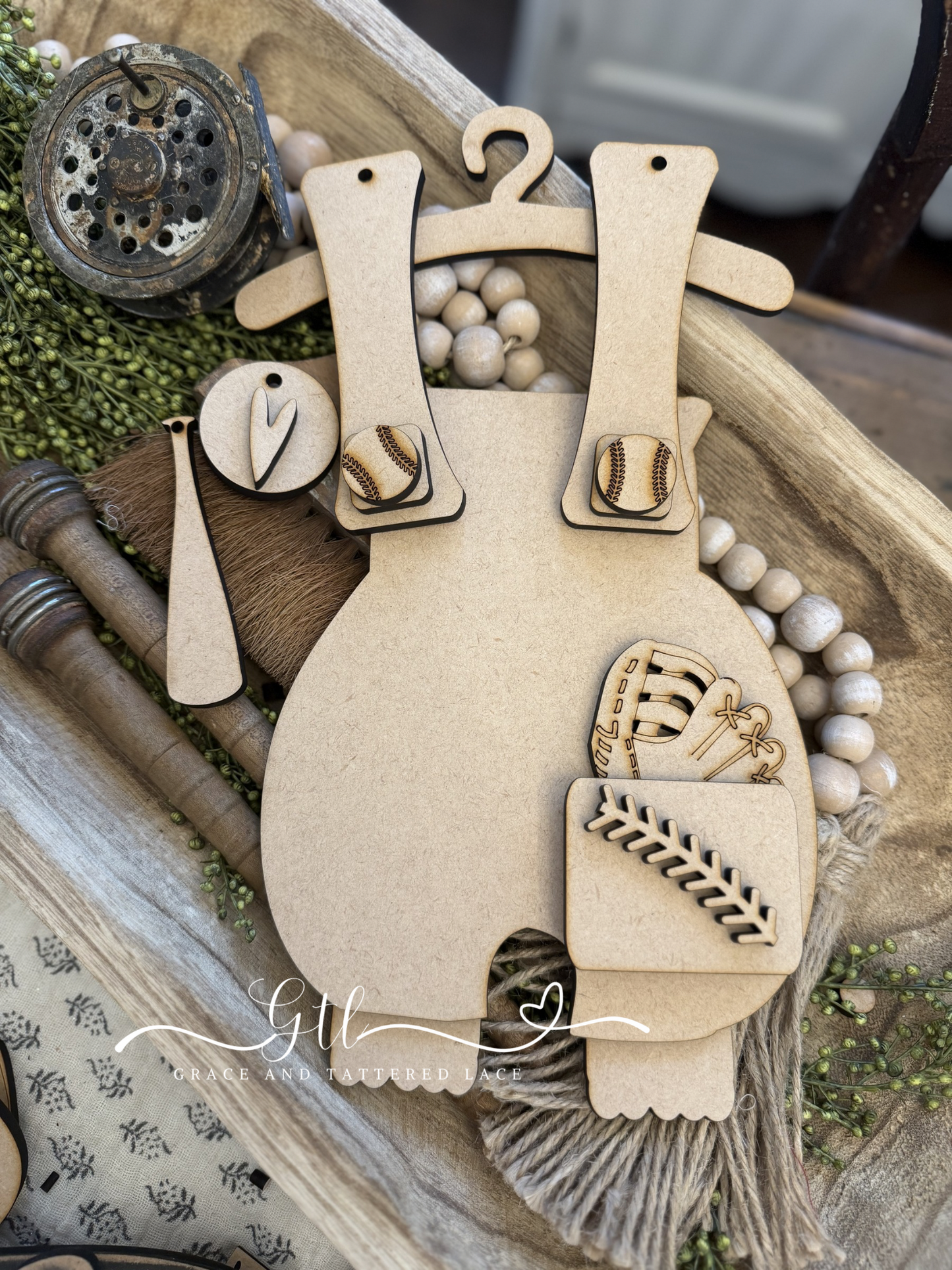 Baseball Overalls DIY Kit #511