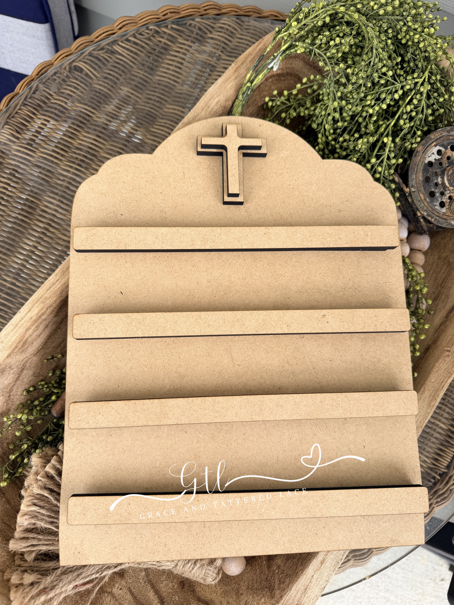 Rustic Vintage Church Hymnal Sign DIY Kit #599