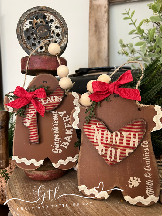 Chubby Gingie Ornament Friends #378 (set of 2)