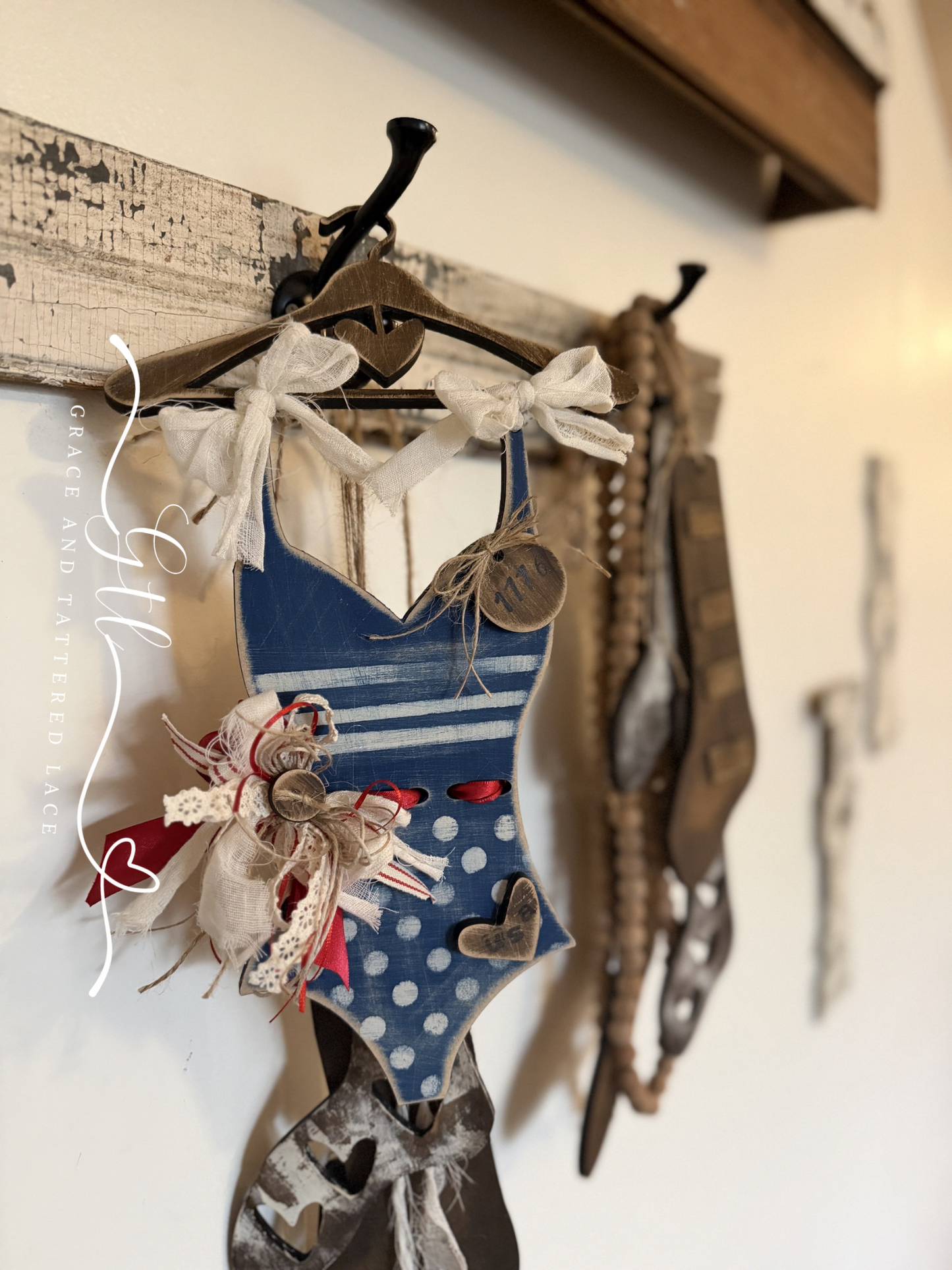 Vintage Stitched Swimsuit  #524