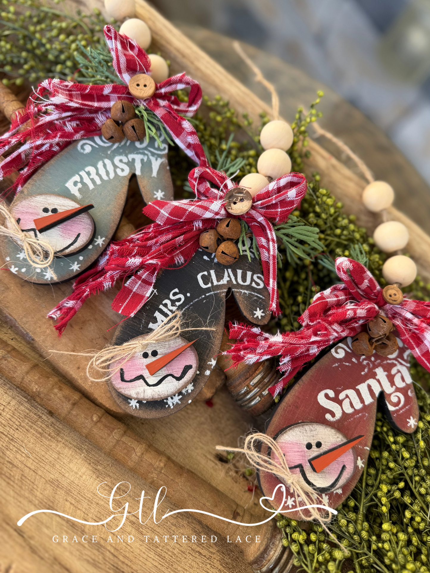 Snowman Mittens Set (3 pieces) #382