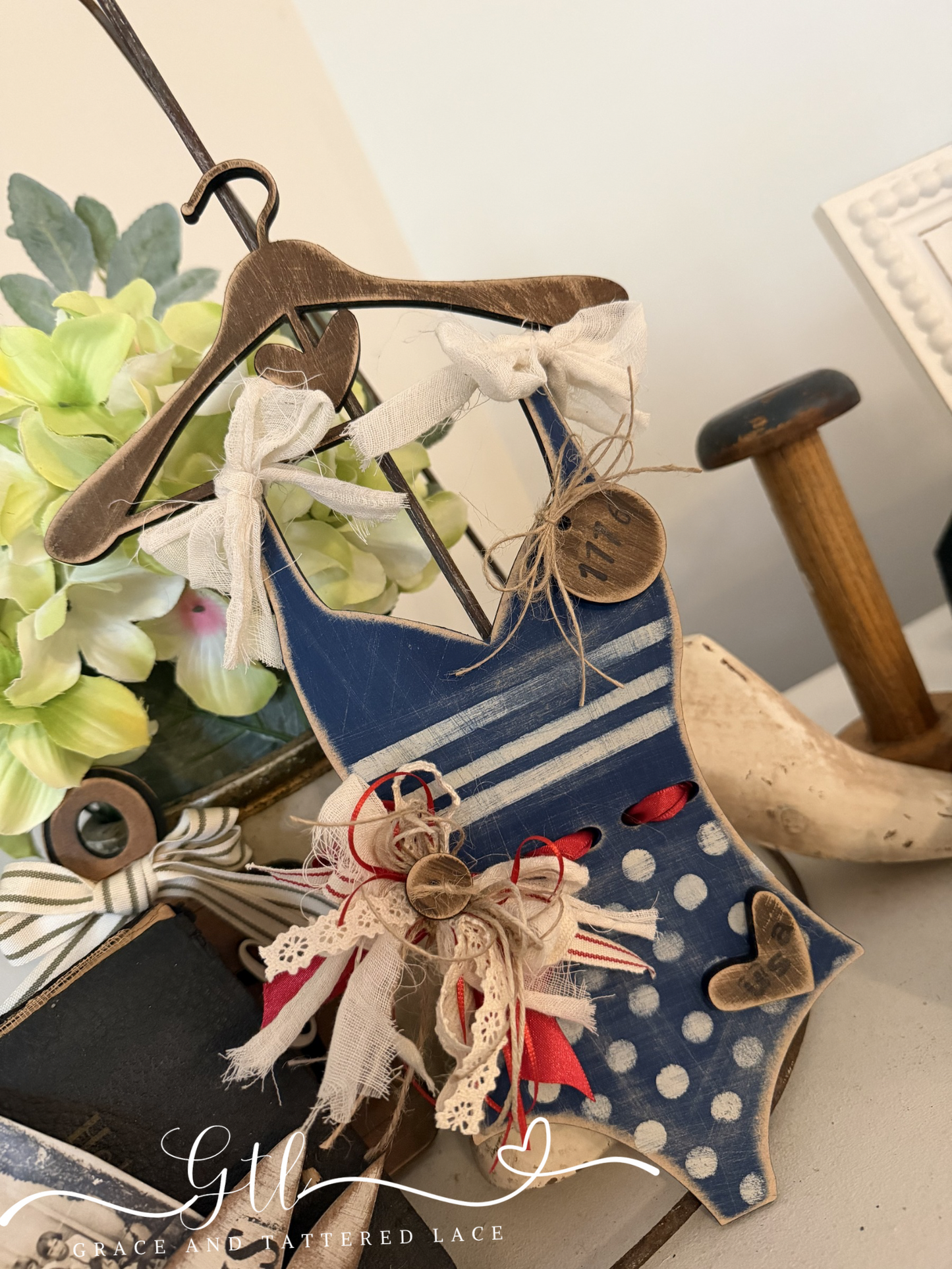 Vintage Stitched Swimsuit  #524