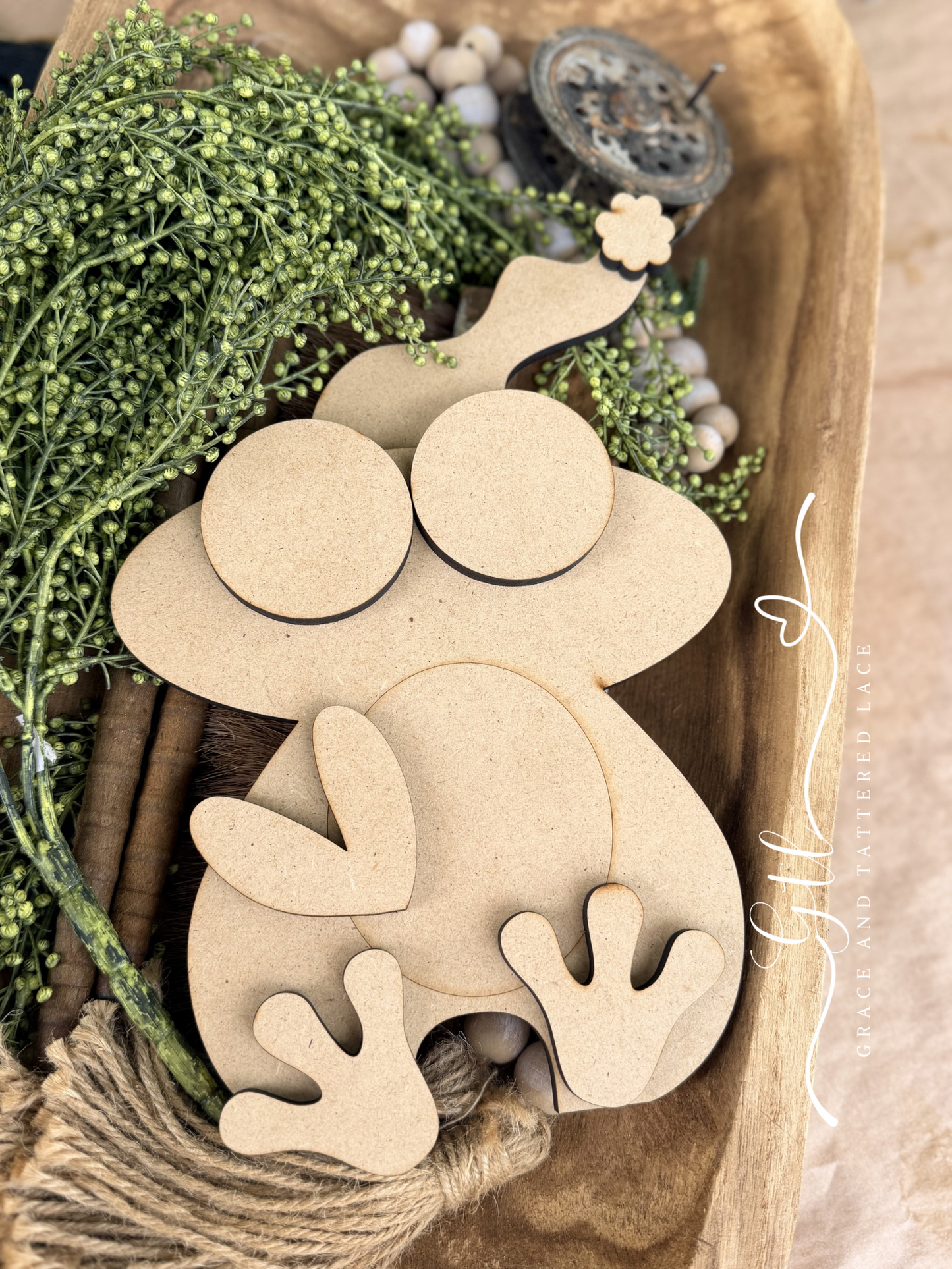 Wonky Whimsical Frog 655