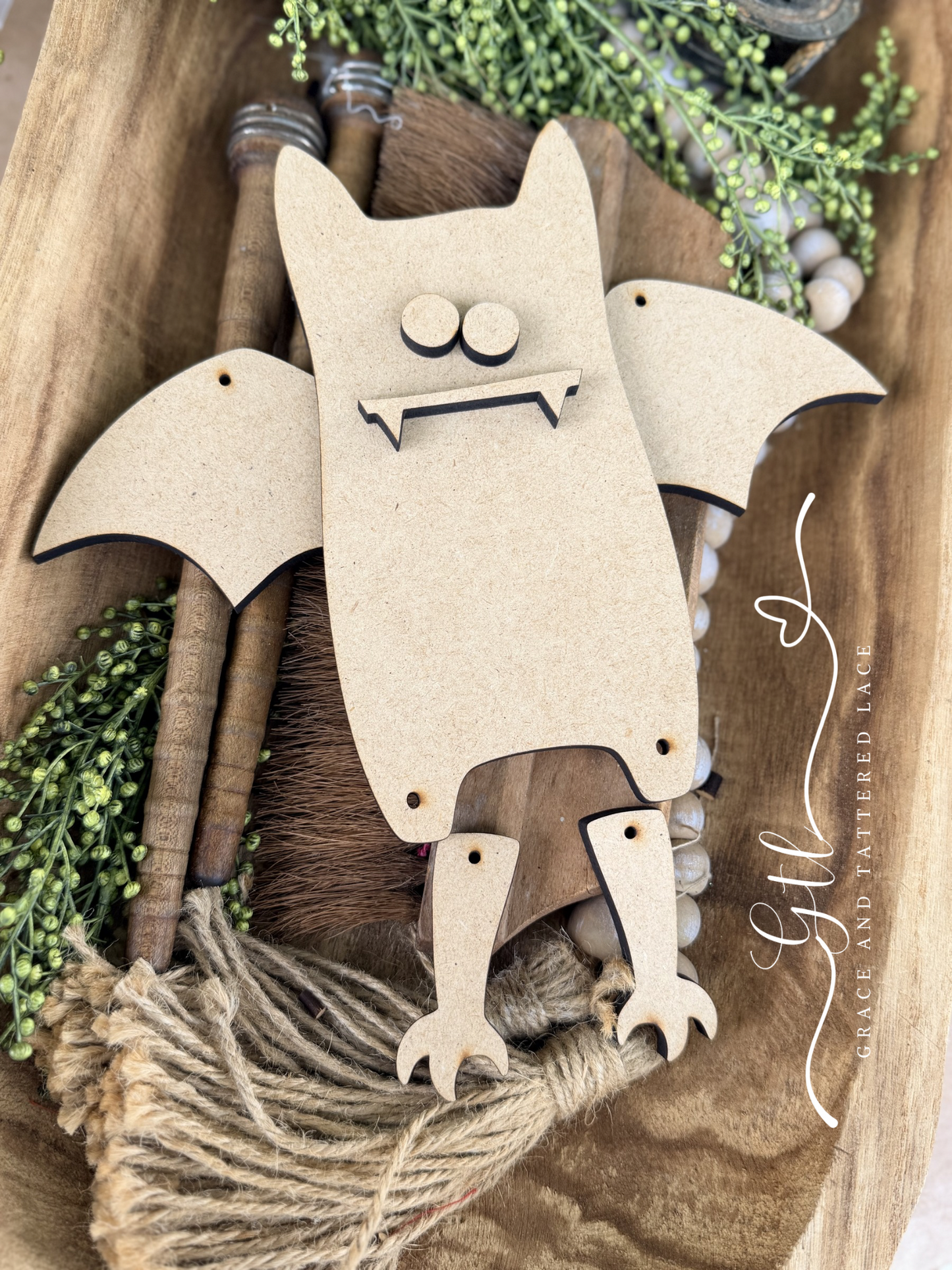 Wonky Whimsical Bat 661