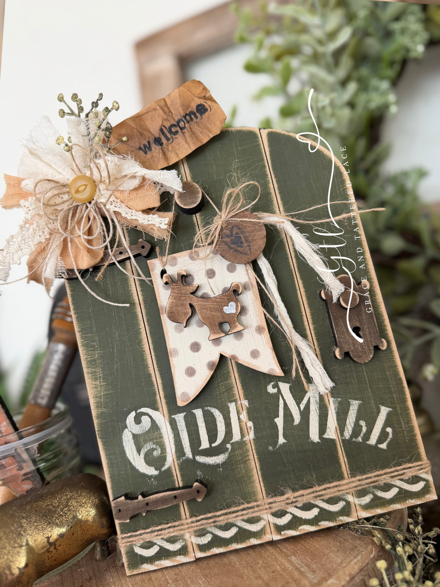 Vintage Jumbled Interchangeable Goat Door/Gate #492