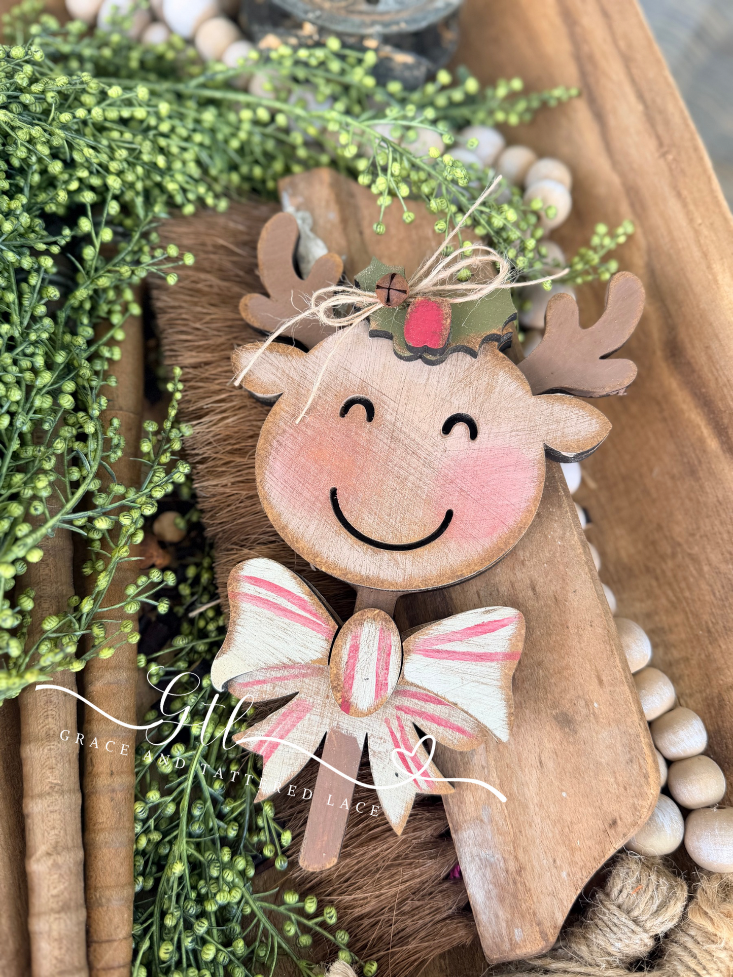 Wonky Reindeer Lollipop DIY Kit 727