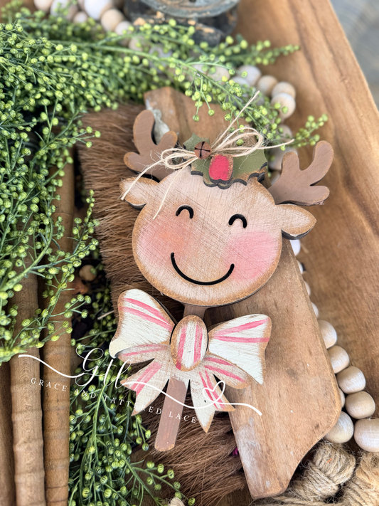 Wonky Reindeer Lollipop DIY Kit 727