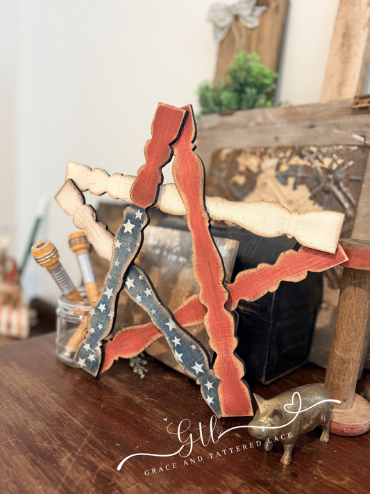 Rustic Spindle Barn Star DIY Kit #596